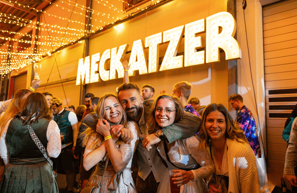 Meckatzer Weiss-Goldenes Frühlingsfest 2025: Partyabend in Meckatz